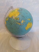 Retro plastic globe with base