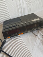 Retro radio tape recorder, cassette tape recorder, supertech led 1001.