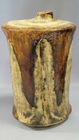 Retro Zsolnay pyrogranite large vase