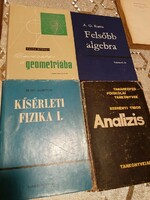 Mathematics and physics books for sale