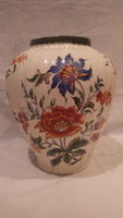 Marked gouda floral vase