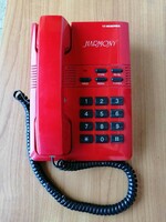 Piros  nyomógombos Harmony telefon