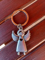 Metal key ring - Christmas angel