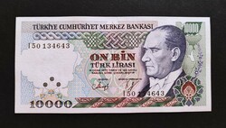 Törökország 10000 Lirasi / Líra 1989, UNC