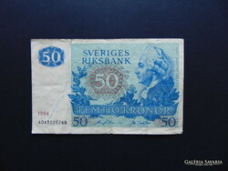 Svédország 50 kronor - korona 1984