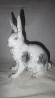Giant porcelain rabbit statue