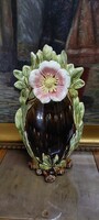 Antique faience vase by Johann Maresch