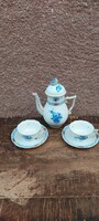 Herend porcelain spout + 2 cups + base