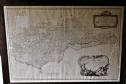 N8 1792 jános tomasich: copperplate map of Zala county with the balaton. Comitatus zaladiensis jussu
