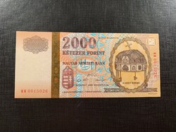 *** ARANYSZÁLAS Milleneumi 2000 forint ***