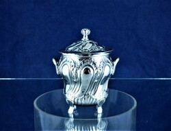 Charming, antique, silver sugar bowl, German, Hanau, ca. 1890!!!