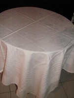 Beautiful vintage big rose damask tablecloth