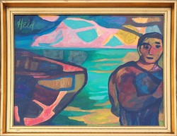 Margaret held (1930-2016) the boatman c. Your painting with an original guarantee!