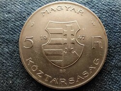 Kossuth Lajos .500 ezüst 5 Forint 1947 BP  (id75045)