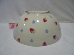 Laura ashley porcelain, bowl with strawberry pattern