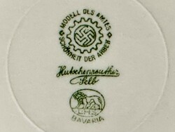 WW2. German Hutschenreuther porcelain plate ii. World War German military military wwii.