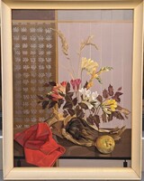 Viola Záborszky (1935-2008): still life, gallery, 80x60 cm.