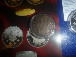 3,000 HUF bronze commemorative coin of Saint István I for sale! Bu