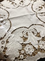 Riselt, azure tablecloth, handmade