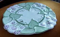 Art Nouveau majolica plate