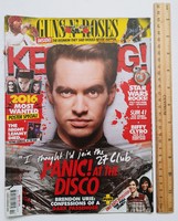 Kerrang magazin 16/1/16 Sum 41 Motionless In White Lynott Motorhead PVRIS Clyro Ghost Megadeth Slave