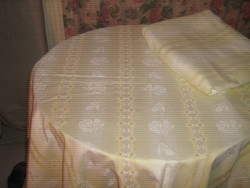Wonderful vintage pastel color rose damask bedding set quilt big pillow with small pillow