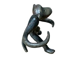 Walter bosse old bronze monkey retro statue vintage figurine without salt and pepper bottles