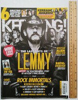 Kerrang magazin 16/6/25 Motorhead Gerard Way Pierce Veil Puscifer Deftones Chili Peppers Dimebag Cob