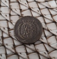 Frigyes Ágost szász pfennig 1772 C - első év