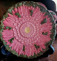 Zsolnay lotus cake plate