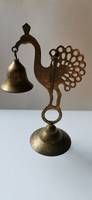 Peacock bell with small gong