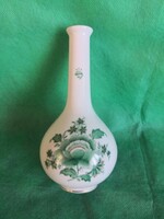 Antik Herendi Nanking Bouquet Vert (NBV) mintás porcelán váza