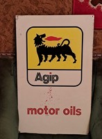 Régi Agip tábla