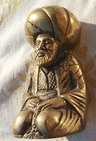 Copper Turkish basa figure statue
