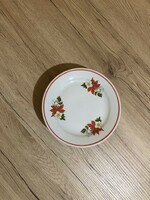 Zsolnay mikulásvirágos csemege tányér