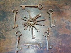 Antik kulcsok, 20db