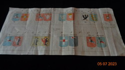 Paper Collectible RR, PALATIANUS TERRAE old coat of arms drawings Szmolenski, Grand Duchy ..
