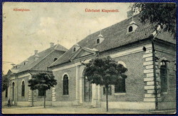 Kispest - Városháza fotó képeslap / Fischhof Henrik nyomdája , Kispest  1906?