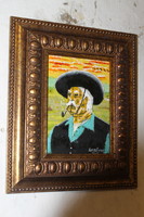 Signed painting in a nice frame 431