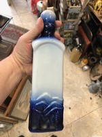 Oil holding ceramic flask, height 35 cm, Dutch.