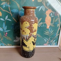 Erdélyi István Vintage fat lava kerámia váza