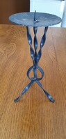 Wrought iron candle holder, table