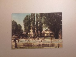 Magyarország, képeslap-Pécs, Hullámfürdő