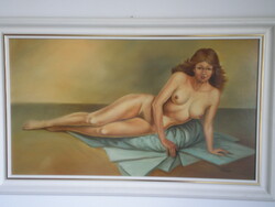 Andor Szepesi, wonderful nude painting, ! Now for sale at a discounted price!