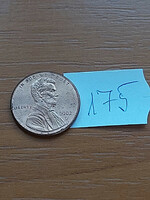 Usa 1 cent 2002 / d, abraham lincoln, zinc copper plated 175.