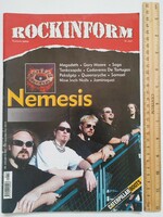 Rockinform magazin 99/11 Nemesis Gary Moore Megadeth Tankcsapda Pokolgép Nine Inch Nails Vai Rage