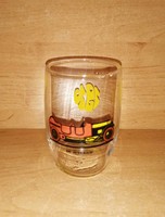 Retro car, oldtimer glass cup - 9 cm high