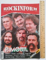 Rockinform magazin 99/9 P Mobil Jamiroquai Rammstein WASP REM Dokken Alice Chains Immolation TRB