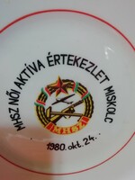 MHSZ Női aktíva értekezlet Miskolc Hollóházi 1980.okt.24.