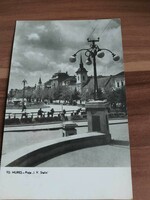 Régi képeslap,Marosvásárhely, Stalin tér, 1959